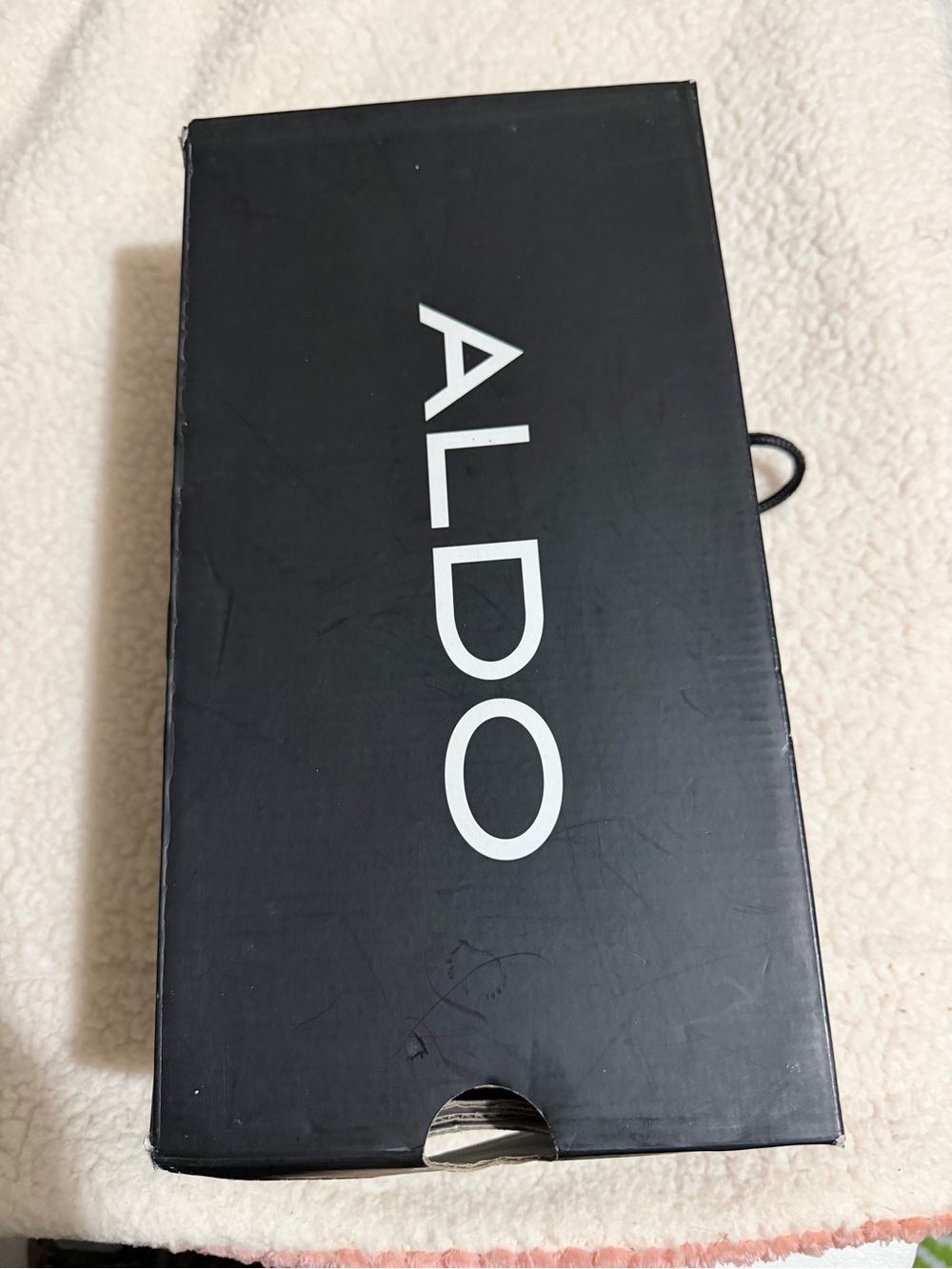Aldo Black Box with White Logo